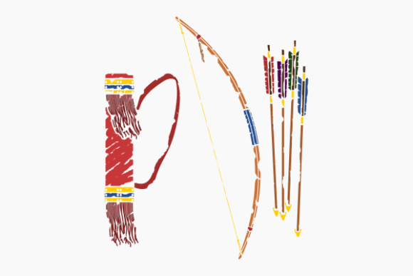 Brushed Native American Archery Tools: A Designer’s Guide to Authentic Vector Assets