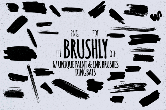 Brushly: A Practical Approach to Digital Inking with Dingbat Typography