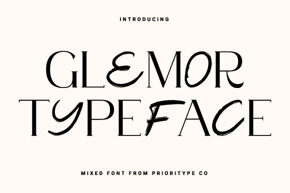 Glemor: Elevating Visual Identity with a Serif Typeface Inspired by Youth Fashion