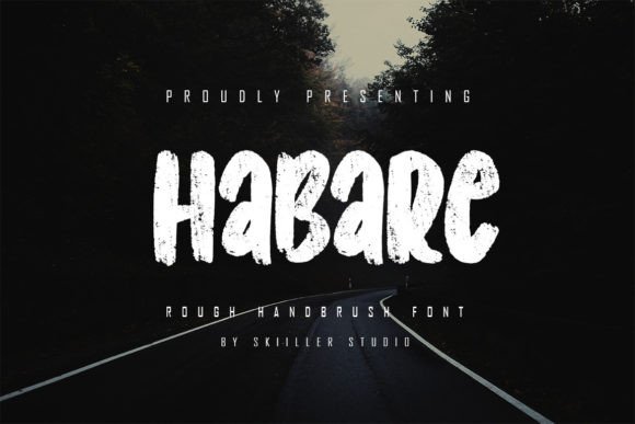 Habare Font: The Art of Natural Brush Typography in Modern Design