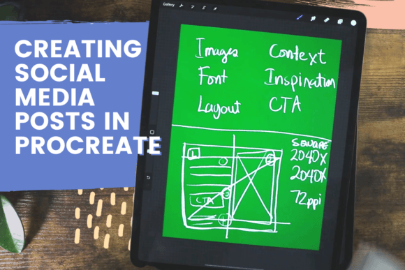 Mastering Social Media Graphics in Procreate: A Beginner’s Guide to Native Tools