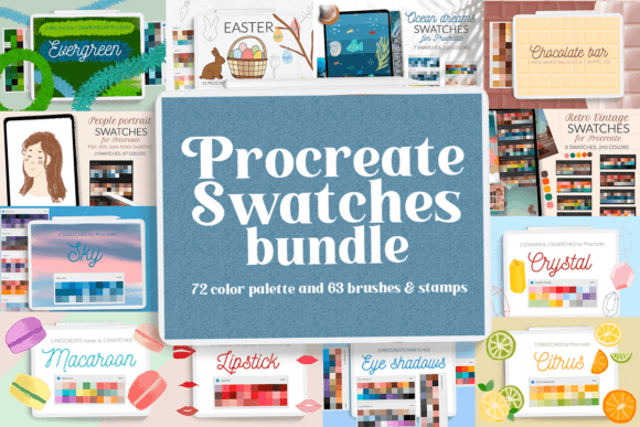 Procreate Swatches Bundle: A Creative Toolkit