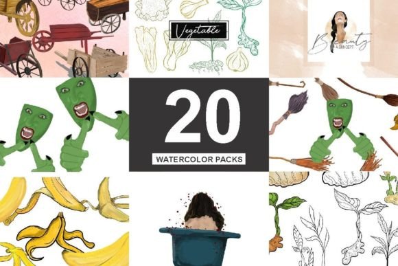 Watercolor Hand-drawn Digital Objects Bundle: A Practical Guide to Maximizing Your Creative Assets